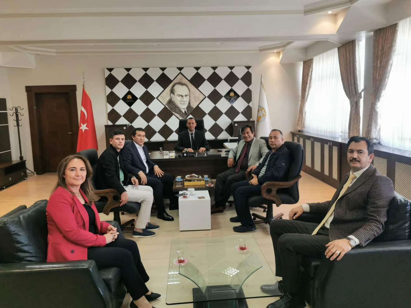 Taşkent Ekonomi ve Pedagoji Enstitüsü Heyeti, fakültemizi ziyaret ettiler
